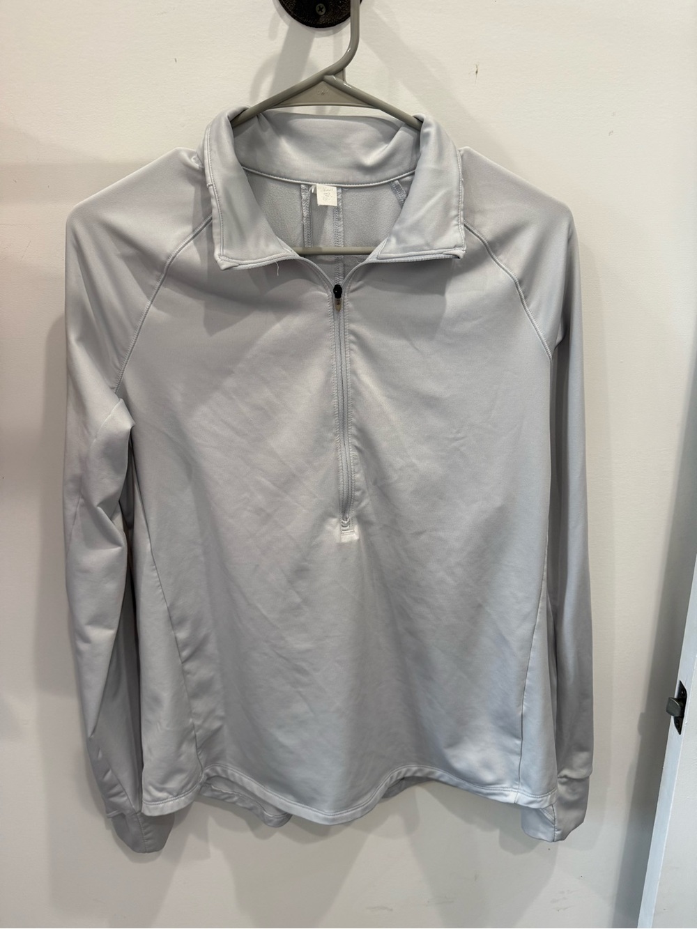 Under Armour Light Gray Women’s  Half-Zip Performance Jacket size large